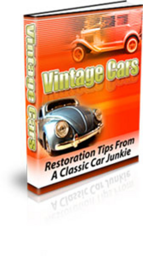 Product picture Vintage Car Restoration-W/PLR
