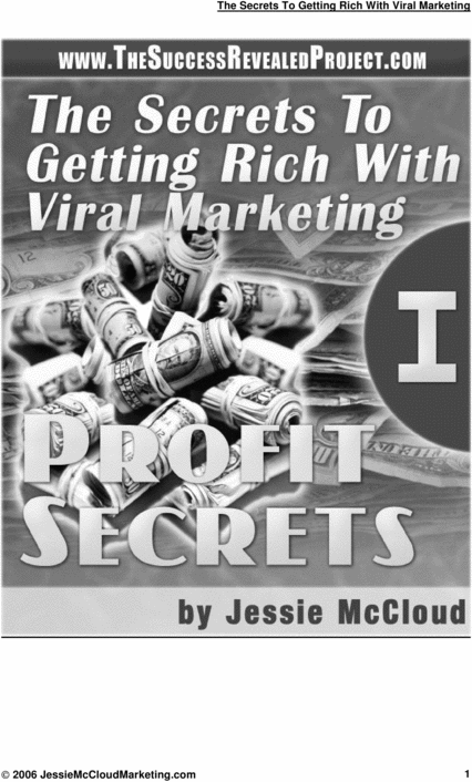 Product picture Secrets To Getting Rich With VIRAL Marketing
